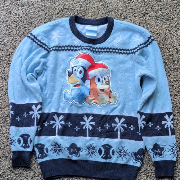 Boxlunch Other - Bluey Kids Crewneck Sweater - Blue and Black